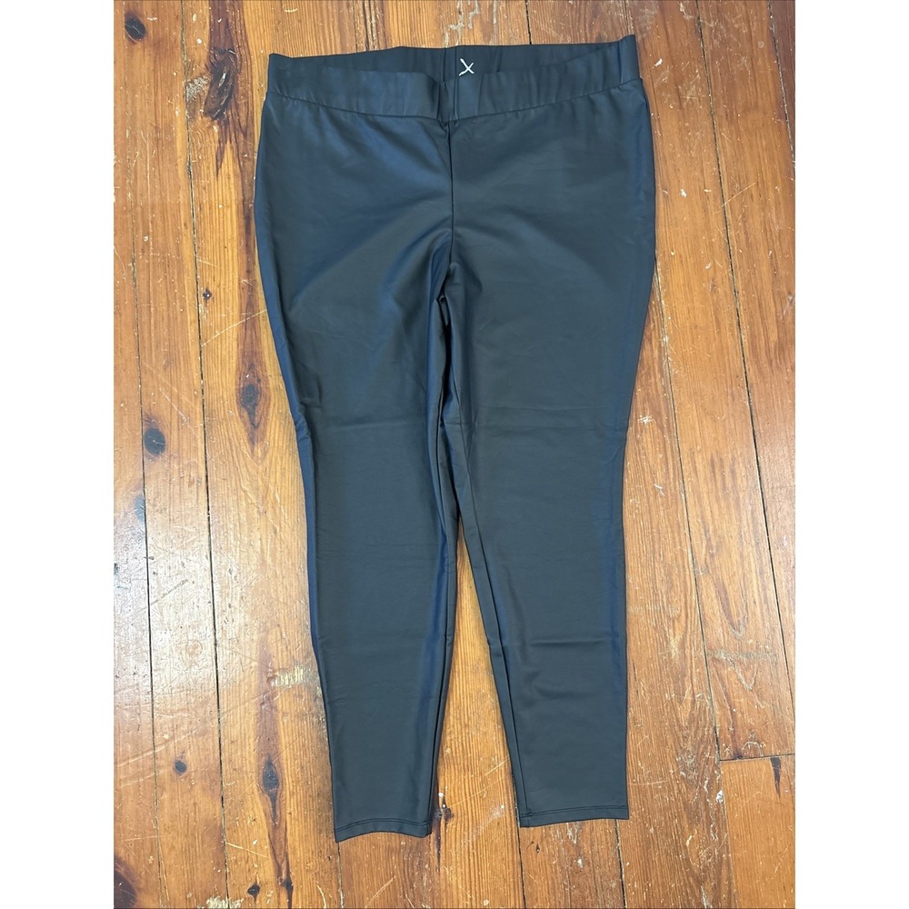 Torrid‎ Faux Leather Ankle Zip Black Legging Pants Plus Size 3X